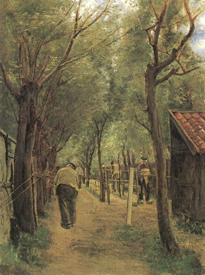 De touwslager door Max Liebermann